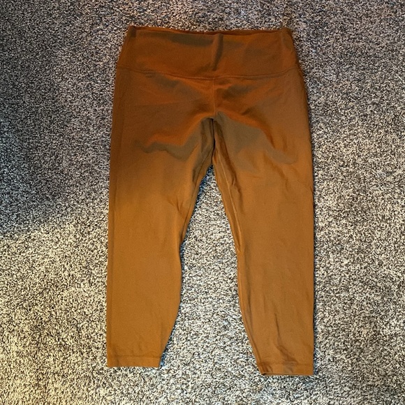 Copper brown lululemon leggings . - Picture 2 of 3